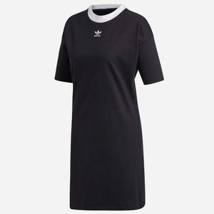 Adidas Originals Trefoil logo shirt dress